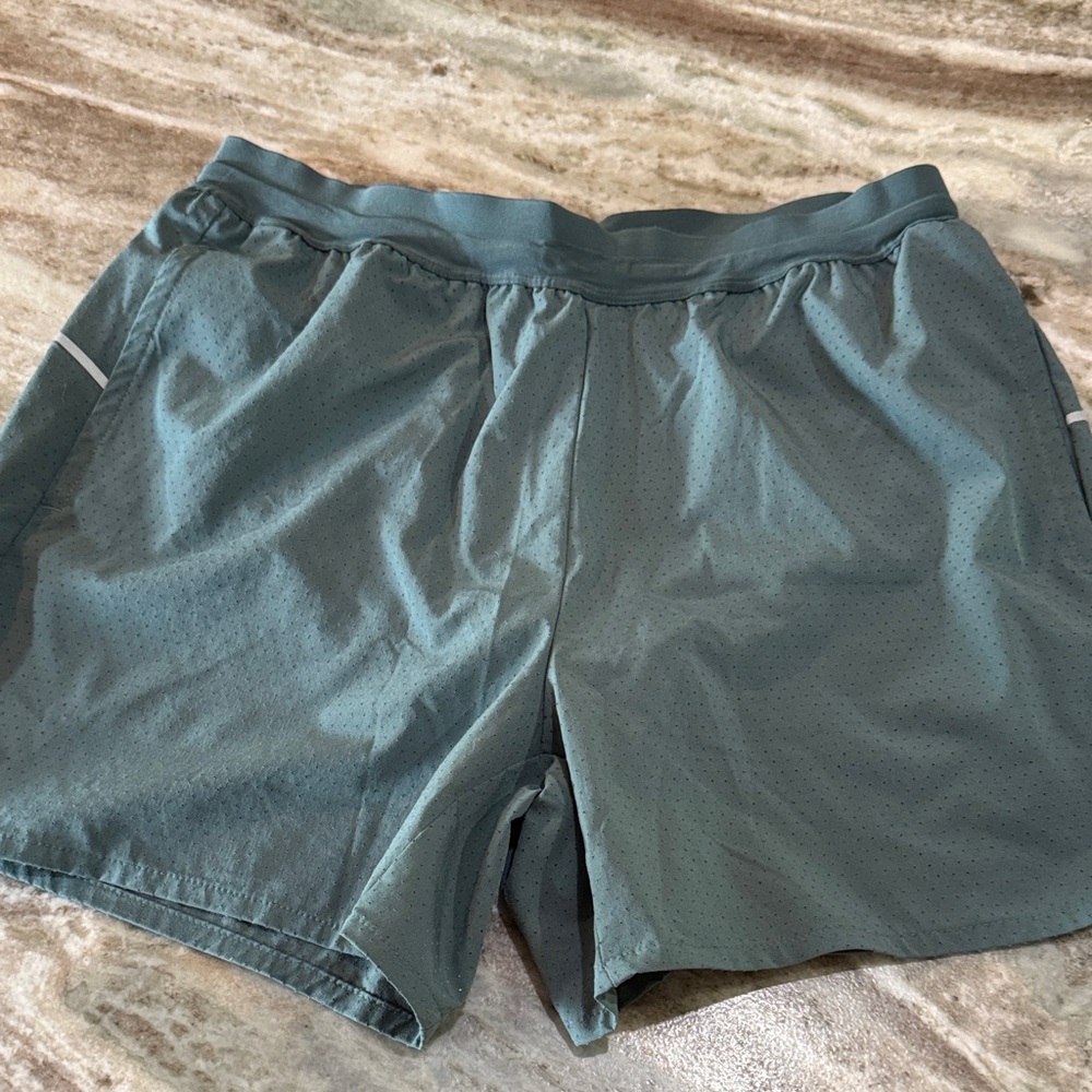 Men's Athletic Shorts in Teal Green - Lightweight Performance